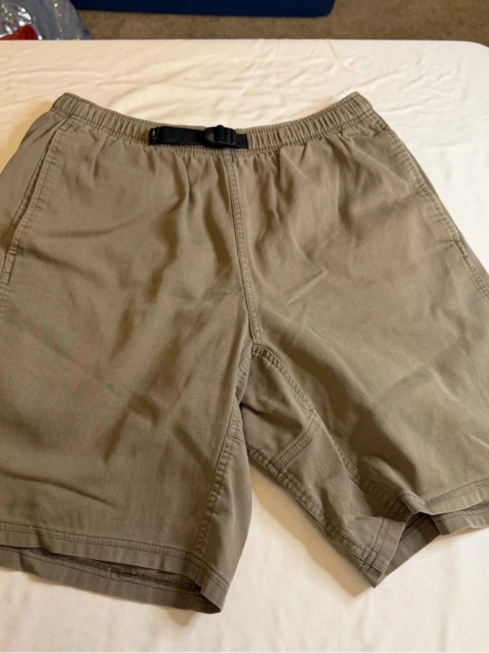 Nike ACG Trail Shorts Large Khaki Outdoor Hiking Utility Adjustable‎ Waist Men’s